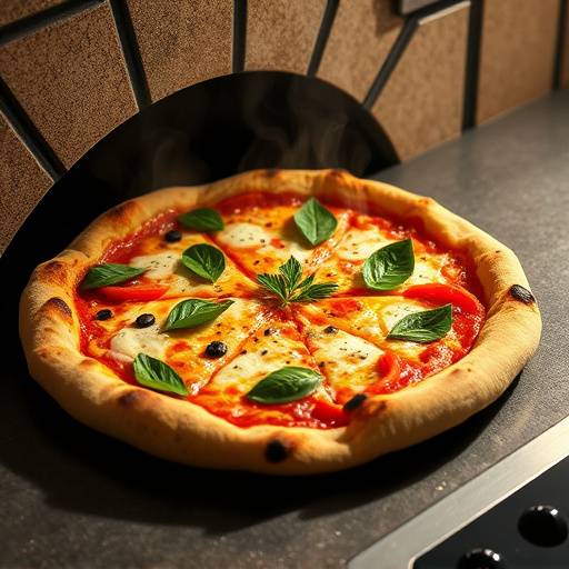 Pizza Napoletana fumante, preparata secondo la tradizione