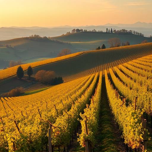 Vigneti nelle Langhe in Piemonte